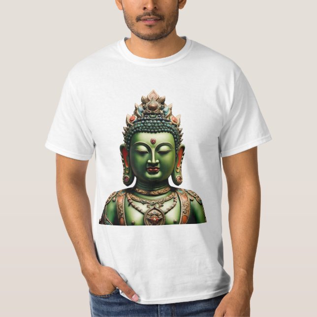 73 Green Tara - Camiseta Máscara Budista (Anverso)