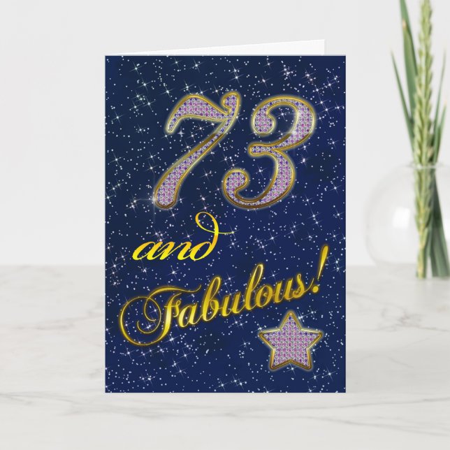 73.o Invitación de la fiesta de cumpleaños (Anverso)