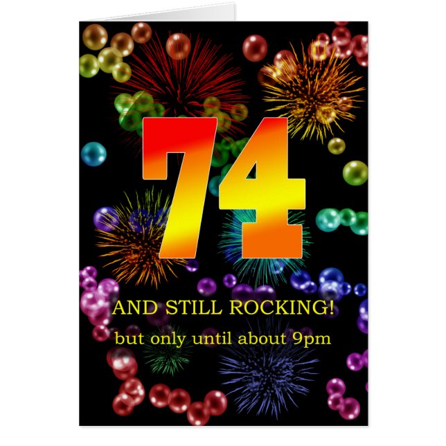 74.º Cumpleaños Aún Sacudiendo (Frente)