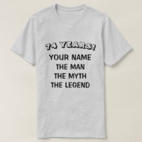 74.a camisa linda del cumpleaños para los hombres