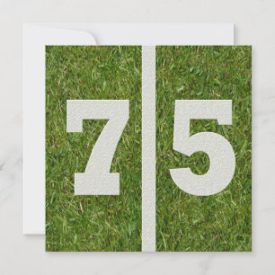 75ª Invitación de cumpleaños