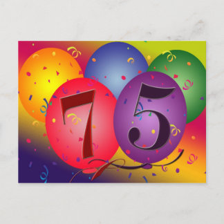 75.ª invitación a la fiesta de cumpleaños