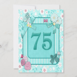 75.ª invitación a la fiesta de cumpleaños