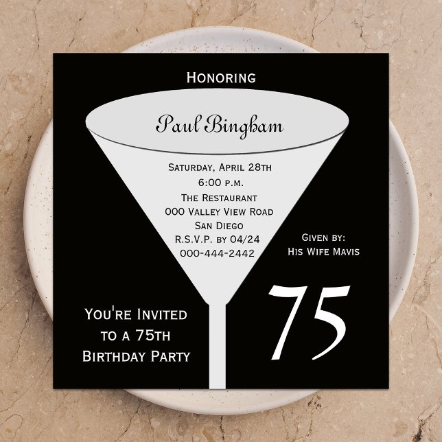 75.ª invitación a la fiesta de cumpleaños 75 en ne (Subido por el creador)