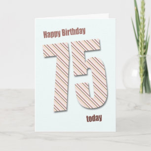 75.ª tarjeta de cumpleaños