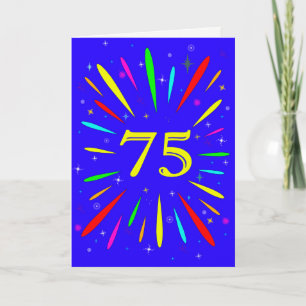 75.ª tarjeta de explosión de cumpleaños