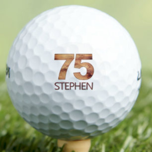 75.º cumpleaños bolas de golf 75 años regalo de ma