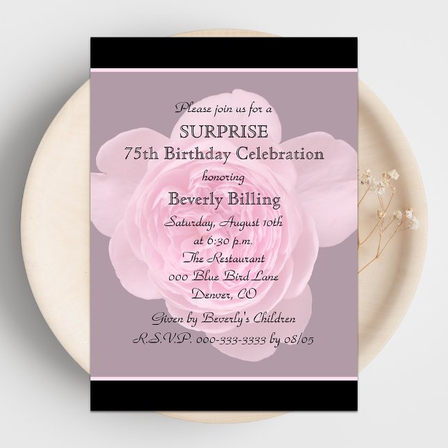 75.º Rosa de invitación a la fiesta de cumpleaños  (Subido por el creador)