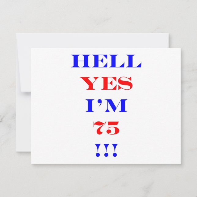 75 Infierno sí (Anverso)