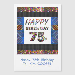 75.o cambio del cumpleaños o msg felices 75 del