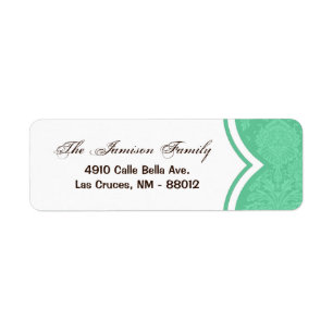 .75"x2.25" Etiqueta de dirección de devolución Min