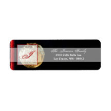 .75"x2.25" Etiqueta de dirección de retorno de la 