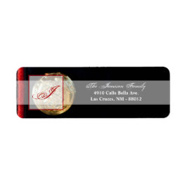 .75"x2.25" Etiqueta de dirección de retorno de la 