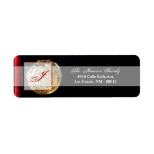 .75"x2.25" Etiqueta de dirección de retorno de la 