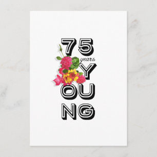 75a. Invitación a la fiesta de cumpleaños - 75 año