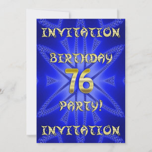 76.ª invitación a la fiesta de cumpleaños