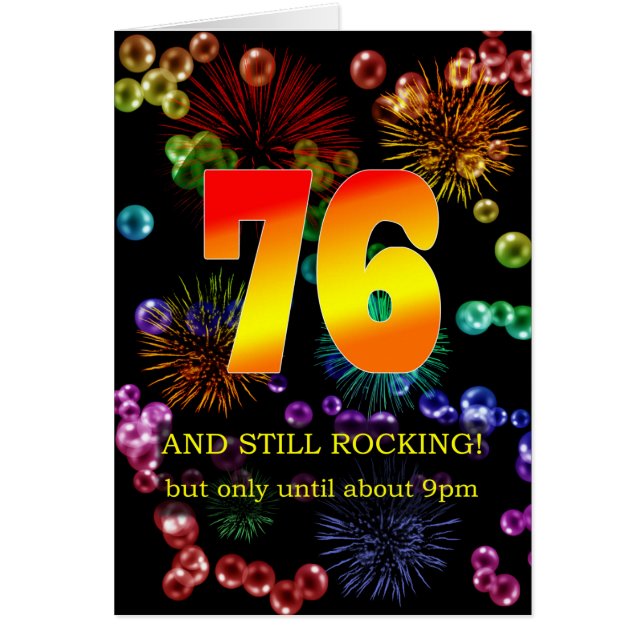 76.º Cumpleaños Aún Sacudiendo (Frente)