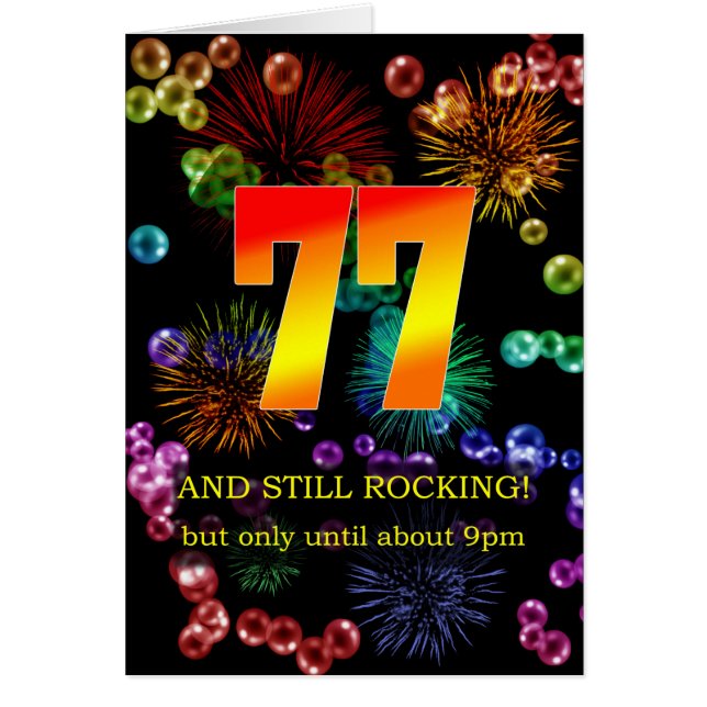 77.º Cumpleaños Aún Sacudiendo (Frente)