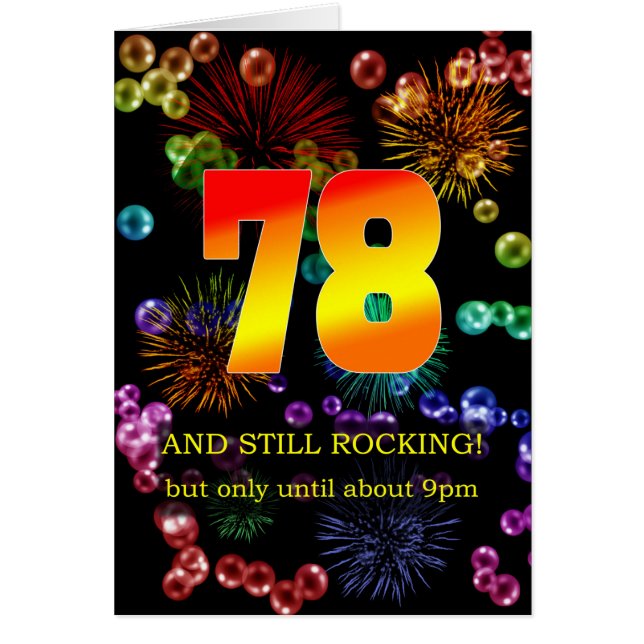 78.º Cumpleaños Aún Sacudiendo (Frente)