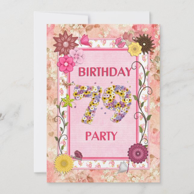 79.ª invitación a la fiesta de cumpleaños con marc (Anverso)
