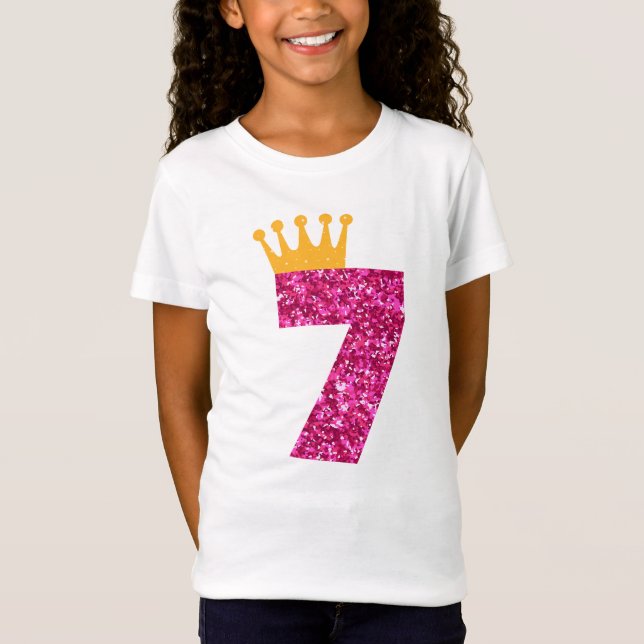 7.ª Camisa De Cumpleaños. Es mi séptimo cumpleaños (Anverso)