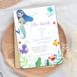 7.ª Invitación a la sirena de cumpleaños