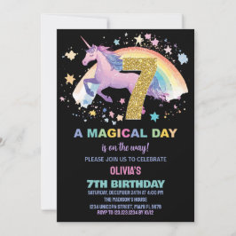 7.ª invitación a unicornio