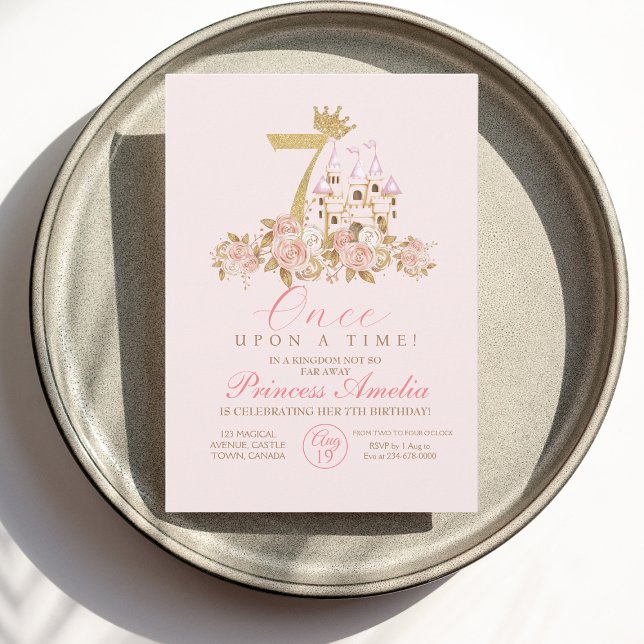 7.ª invitación al cumpleaños de la pequeña princes (Subido por el creador)