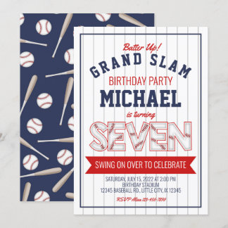 7.ª Invitación de cumpleaños al béisbol