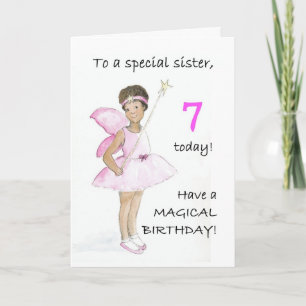 7.ª tarjeta de cumpleaños para una hermana