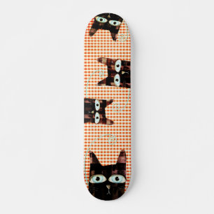 7 1/4" Mini Skateboard Rupydetequila Gatos