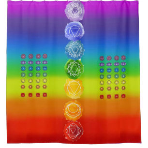 7 Chakra Shower Cortina