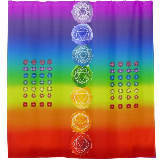 7 Chakra Shower Cortina (Anverso)