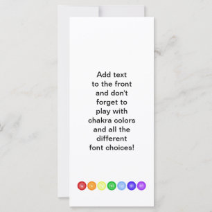 7 chakras en una línea horizontal