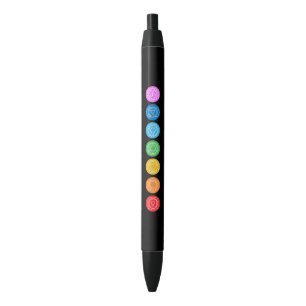 7 Chakras Pluma de tinta negra