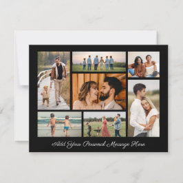 7 Collage de fotos Añadir su propia tarjeta de fel