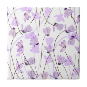 #7 de florecimiento - Teja púrpura del Cyclamen