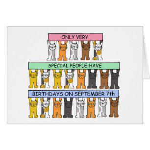 7 de septiembre Personalizado de cumpleaños Humor 