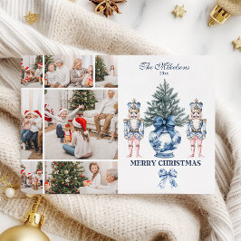 7 Foto Azul Chinoiserie Cascanueces Navidad
