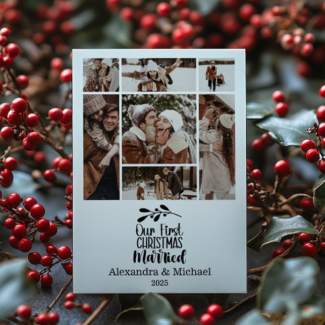 7 Foto Minimista Nuestra Primera Navidad Casada (Subido por el creador)