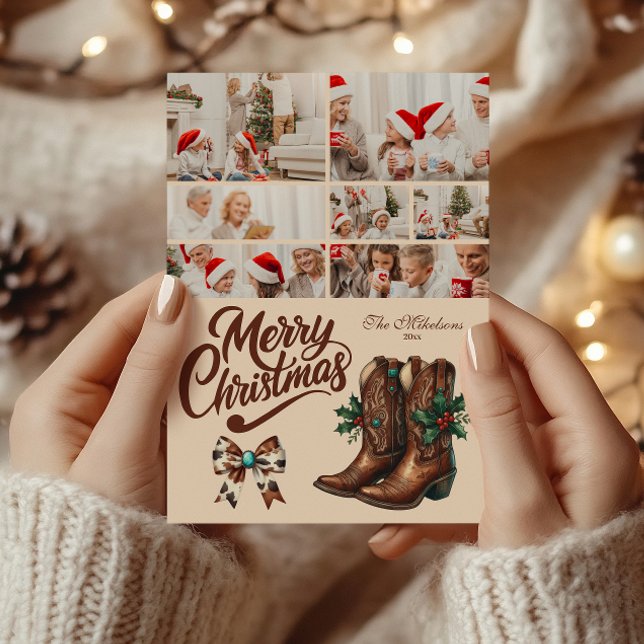 7 Foto Navidad con Lazo y Botas del Oeste (Subido por el creador)