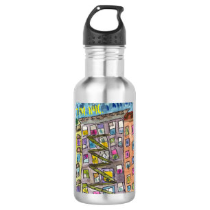 7 PM NYC Botella de agua Gratitud
