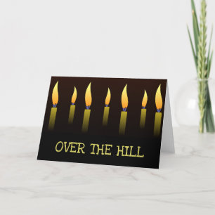 7 Velas Encendidas, Sobre la Colina, Tarjeta de Fe