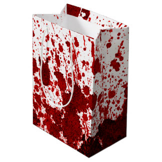 7lx4.5wx10h Bolsa de regalo media Placa de sangre