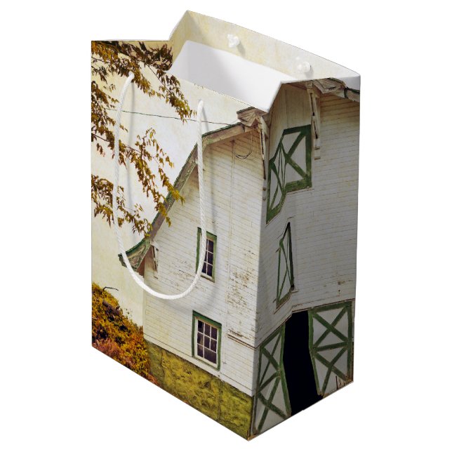 7lx4.5wx10h Bolsa de regalo mediana Sunset Barn Co (Angulo reverso)
