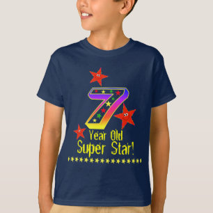 7ma camisa del cumpleaños de la estrella estupend
