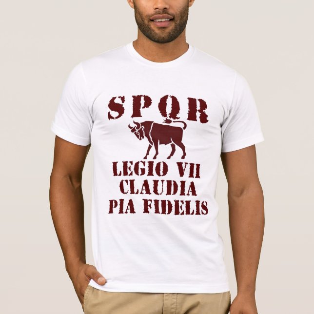 7ma camiseta romana fiel de la legión de 07 Julio (Anverso)
