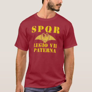 7ma Paterna camiseta romana de Eagle de la legión