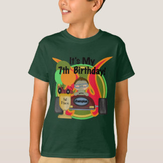 7mas camisetas y regalos del cumpleaños del coche