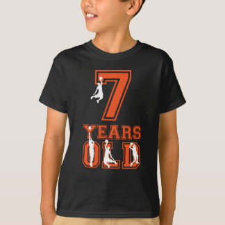 7mo Camisa del muchacho del cumpleaños - camiseta